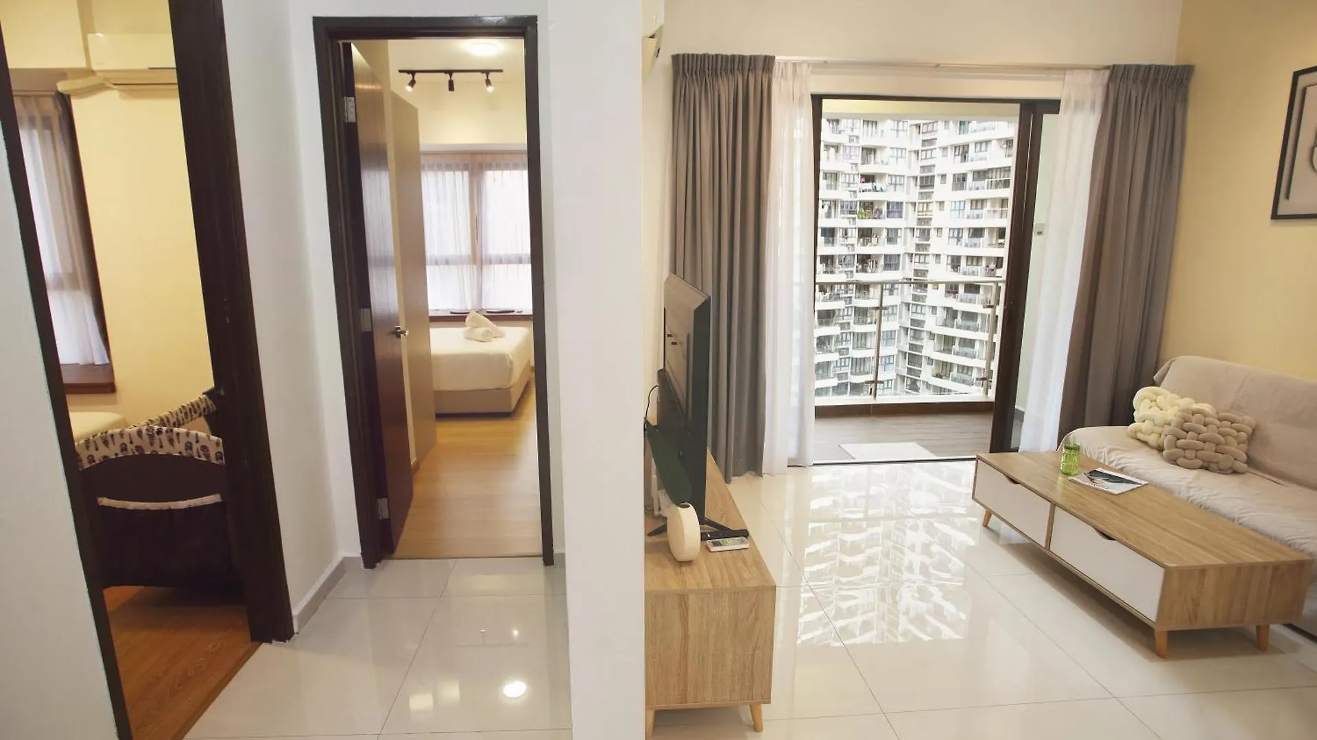 Apartment Cozy Beach Escape: 2Br Muji Gem Johor Bahru